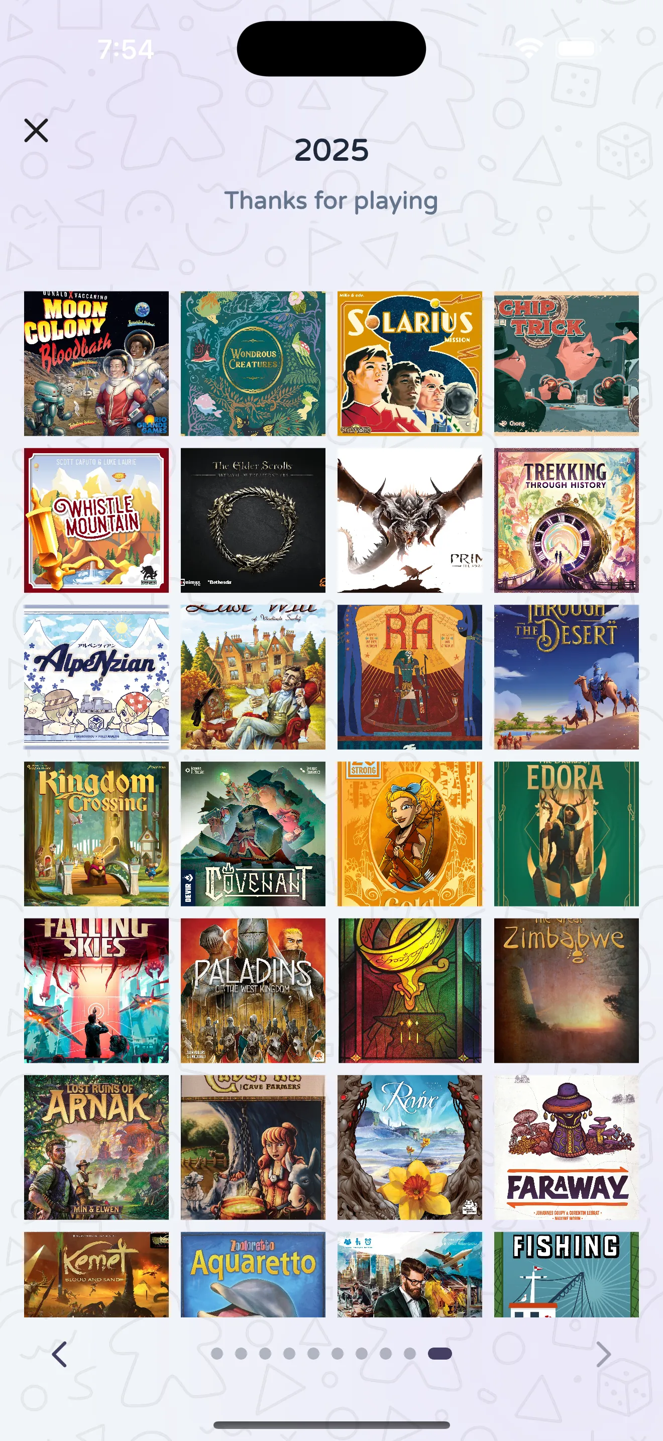 Year-end recap — thanks for playing